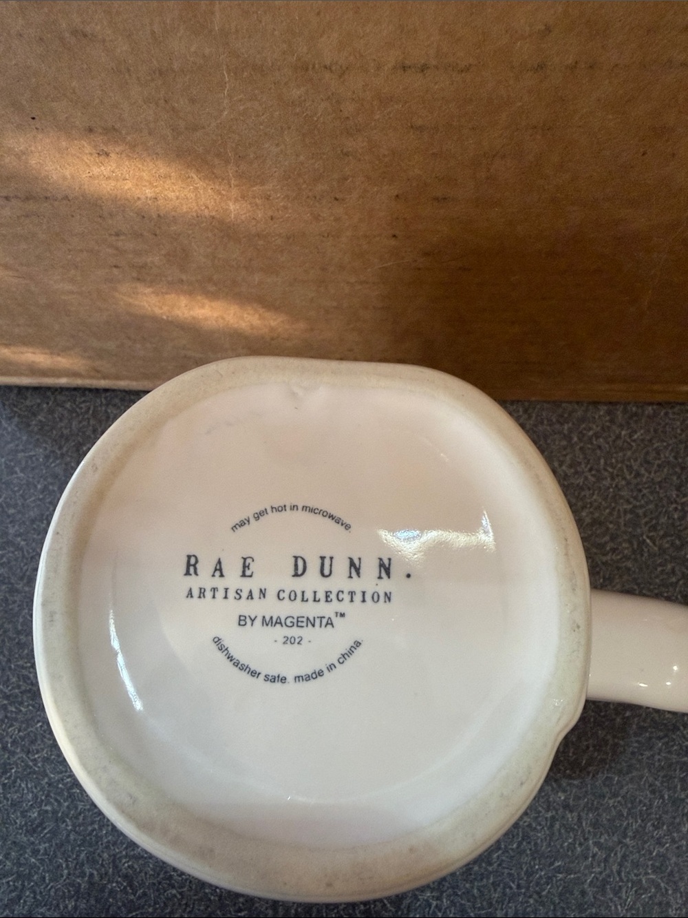 Rae Dunn Cream Mug with Black 'But First, Coffee' Lettering - Picture 2 of 5
